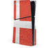Denmark Flag Distressed PS5 Slim Disk Console Skin